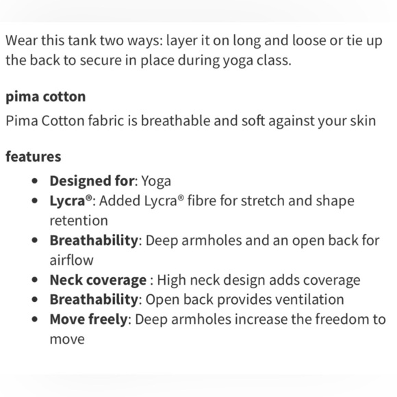 NWT Lululemon All Tied Up Tank Blue stripes - Picture 12 of 12